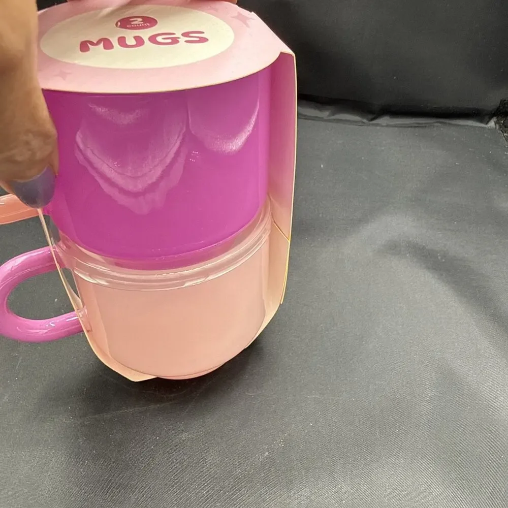 Target Bullseye Playground Pink Classic Glass Mug Set 2025 NEW